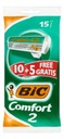 Bic Comfort Citlivé holiace strojčeky 15 kusov