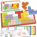 DREVENÉ 3D PUZZLE TETRIS MONTESSORI PUZZLE