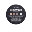 GOSH Paletka na obočie s voskom Brow Kit