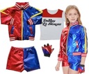 HARLEY QUINN JOKER OUTFIT NA KARNEVALOVÝ PLES 134/140 XL