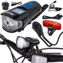 BIKE LIGHT COUNTER HORN PREDNÝ + ZADNÝ BICYKEL