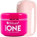 Silcare Base One Nail Building Gel UV gél Shimmer Vanillia Rose 50g