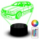 LED NOČNÁ LAMPA BMW E36 COUPE M3 MPOWER AUTO AUTO 3D NÁZOV PRE FANOUŠKA