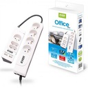 Ever Office Plus predlžovací kábel 7 ZÁSUVEK 2xUSB 1,8m + 1,2m