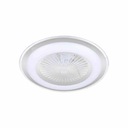 LED stropné svietidlo ZONDA SILVER 48W s ventilátorom