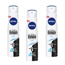 NIVEA Black&White Invisible Pure Antiperspirant sprej 3 x 250 ml