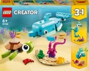 Lego Creator 3v1, kocky delfína a korytnačky 31128