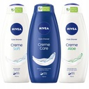 NIVEA CREME Gél sprchový tekutý dámsky krémový umývací set 750ml x3