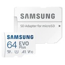 PAMÄŤOVÁ KARTA SAMSUNG EVO+ microSDXC 64GB class10