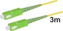 Patchcord SC/APC-SC/APC SM sx 2,0 mm G657A1 3m