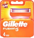 GILLETTE FUSION Nástavce na žiletky, 4 kusy