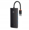 Rozbočovač Baseus HUB USB 3.0 4V1 - 25 cm - 5 Gbps