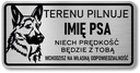 Attention Dog Plaket - Nemecký ovčiak