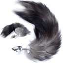 KITA STEEL FOX TAIL ANÁLNA ZÁSTRČKA SEX PLUG XXL