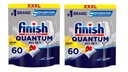 FINISH Quantum Kapsule do umývačky riadu Citrón 2x ​​60