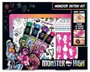 SÚPRAVA MONSTER HIGH TATTOO STUDIO SADA ŠABLÓN NA GLITTROVÉ TETOVANIE