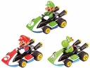 CARRERA PULL SPEED Tri autá Nintendo Mario Kart 3-balenie 13010