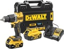 DeWalt DCD100YP2T akumulátorový vŕtací skrutkovač s 18V 5Ah 68Nm batériami