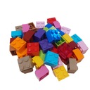 Lego Brick 2x2 Brick Brick Mix Color Classic 100 ks