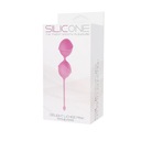 Loptičky - PALLINE DELIGHT PUSSY LICHEE SILICONE PINK