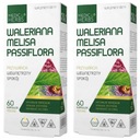 2x MEDICA HERBS Walerian Melisa Passiflora 60K