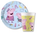 Taniere a šálky Peppa Pig 8 ks SET