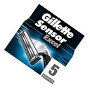 GILLETTE SENSOR EXCEL Náplň čepele Nože 5 ks