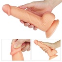 HRUBÝ DILDO CYBERSKIN STRONG PRÍSAVKA 20cm