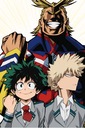 Plagát Anime Manga My Hero Academia bnha_007 A1+