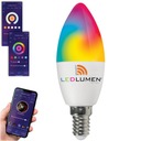 E14 LED žiarovka 5W=45W 554lm RGB CCT 160° Stmievateľná WIFI TUYA SMART LIFE