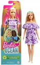 BARBIE MILUJE BÁBIKU OCEAN BLOND GRB36 FIALOVÉ ŠATY