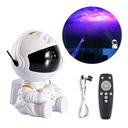 HVIEZDNY PROJEKTOR ASTRONAUT VESMÍRNA HMLOVINA s diaľkovým ovládaním LED USB PROJEKTOR PRE DETI