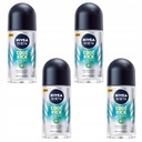 NIVEA MEN Fresh Kick pánsky antiperspirant roll-on do podpazušia 50ml x4