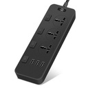 UNIVERSAL Power Strip s USB 1,6m UK EU CH