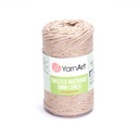 Šnúrka YarnArt TWISTED MACRAME LUREX 3mm 753 béžová