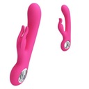 CARINA vibrátor 19cm dildo chlp, klitoris ullator