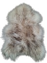 Ovčia koža Island Mufflon Grey 111-130 cm Kučeravý