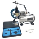 Súprava airbrush, mini kompresor TC-20C, airbrush AB-136