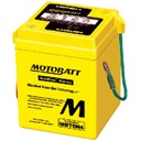 MOTOROVÁ BATÉRIA. 6V 4AH/90A L+ (ROZMER: 84X7 Motobatt MBT6N4 GEL BATTERY 6V