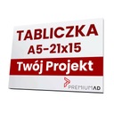 Reklamná tabuľa Dibond Slim A5 21x15cm