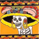 Dlažba Talavera Mexico -séria Catrina-Primera Dama