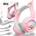 ONIKUMA B5 CAT EARS BEZDRÔTOVÉ HERNÉ SLÚCHADLÁ NA EAR BT 5,2 RGB