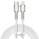 USB typ C - Apple Lightning Baseus kábel 2m biely