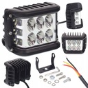 PRACOVNÁ LAMPA panelová 12 LED 36W CUBE 12V 24 IP67