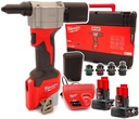 Akumulátorový nitovač Milwaukee M12 BPRT-402X