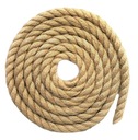 JUTE ROPE, krútené plachtárske jutové lano, 24mm, 30m