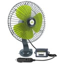 Ventilátor do veterného mlyna do auta 12V 20cm prísavka