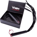 Čierna klasika BDSM Whips Collection WHIPS hrajúci bič