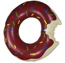 Nafukovací kruh Donut 110cm hnedý