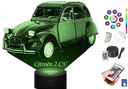 Stolná lampa Citroen 2 CV 16-farebná. LED PLEXIDO